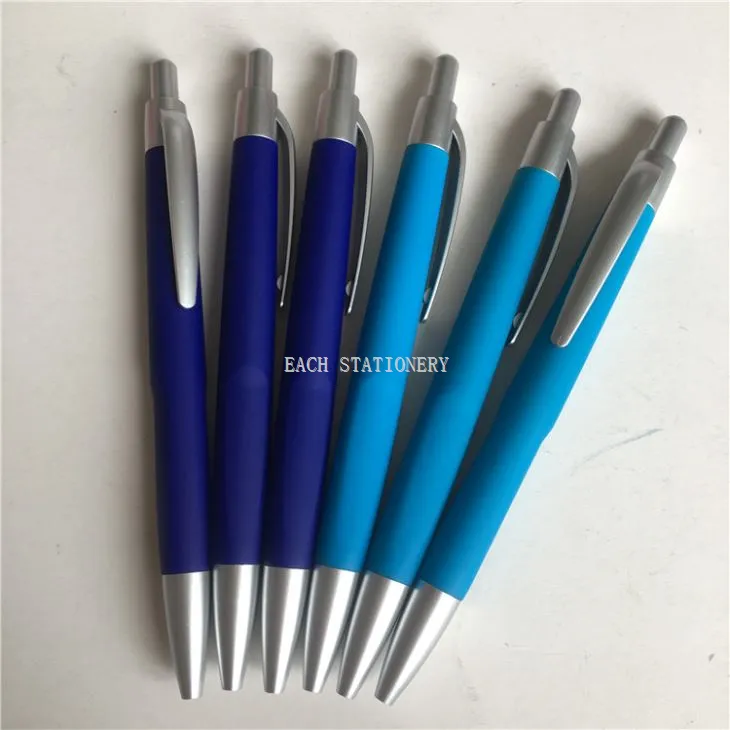 Lacné pogumované tlačové pero s logom